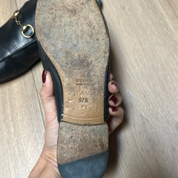 Gucci leatherr mules size 37.5 - Picture 3 of 12